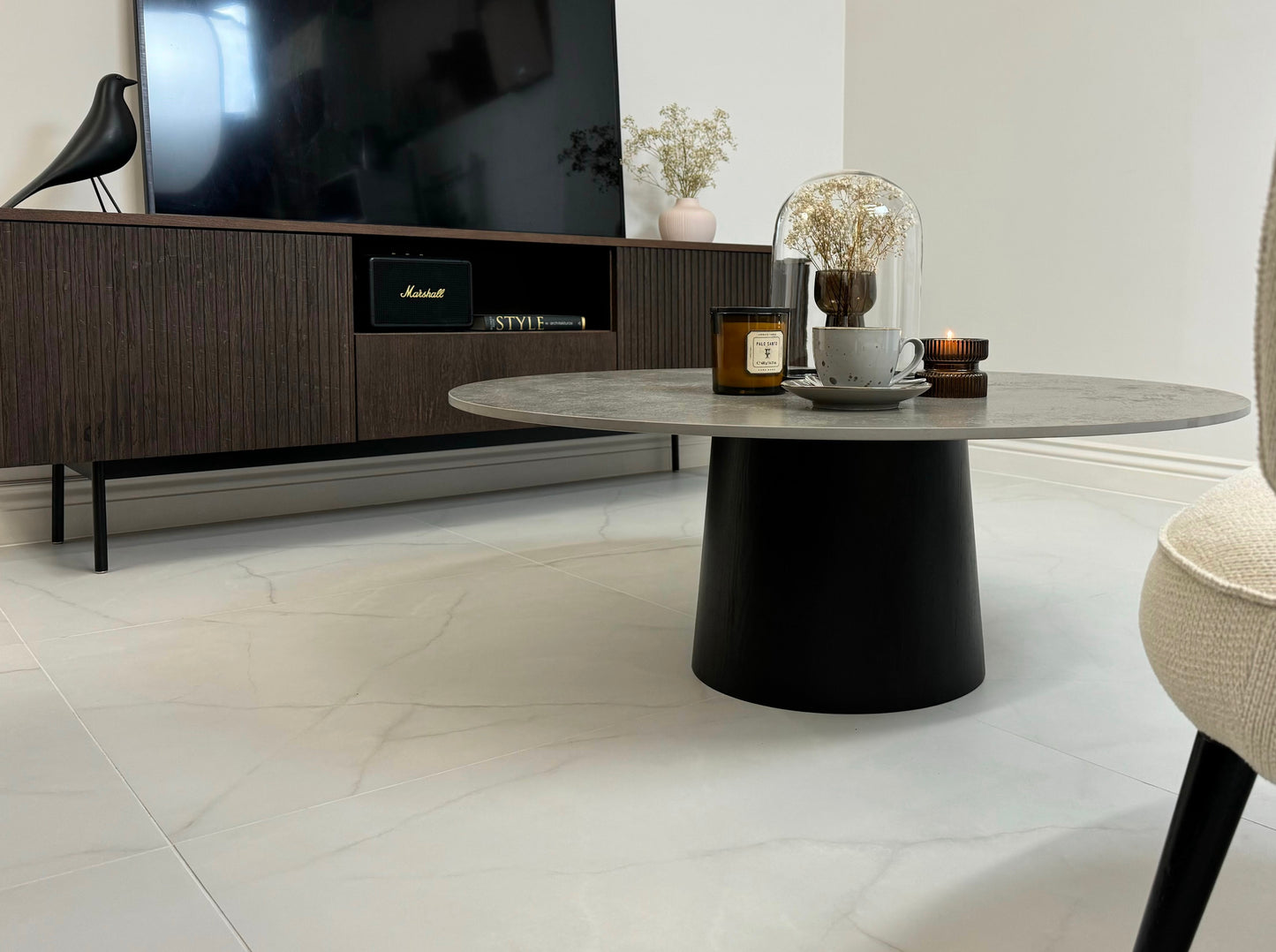 Elite Szafka RTV Drewno Fornir & BIO