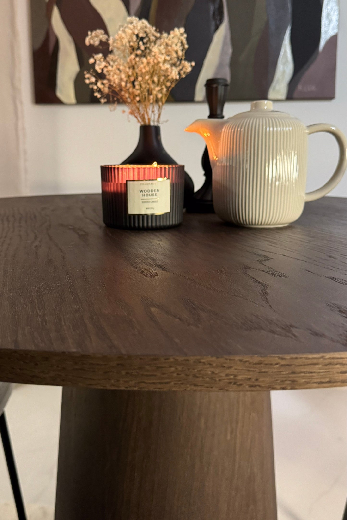 Verto Dining Table Round 100 Wood Veneer & BIO