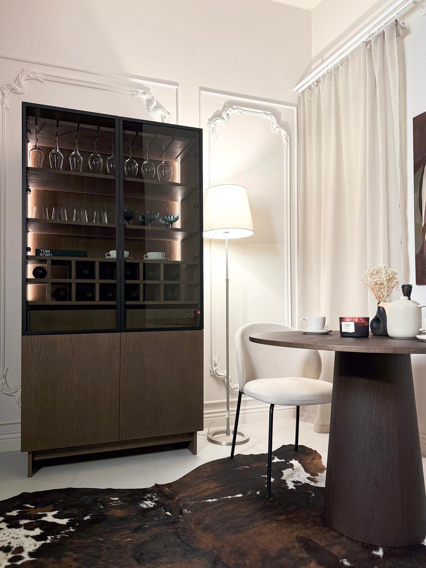 Verto Vitrine e Librerie 2DZ-2DP-W Impiallacciata in Legno e BIO