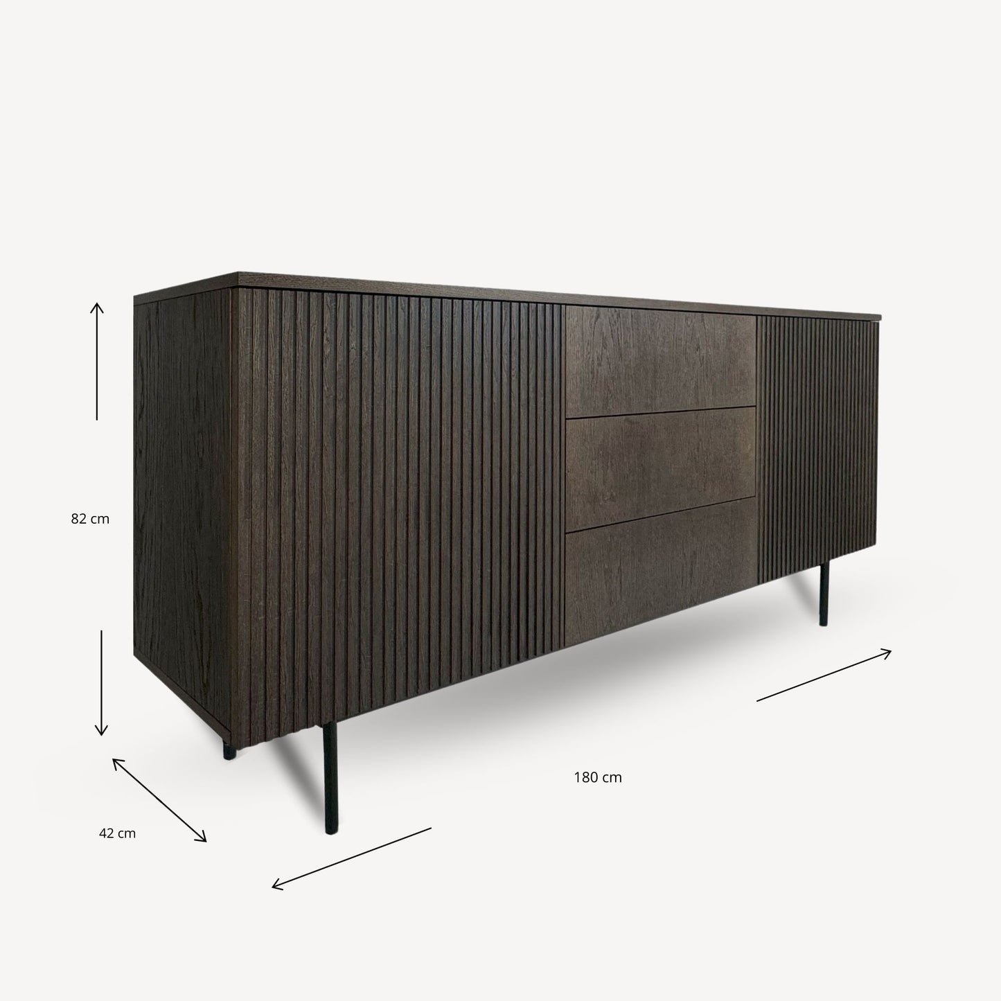 Elite Credenza - Sideboard Wood Veneer & BIO