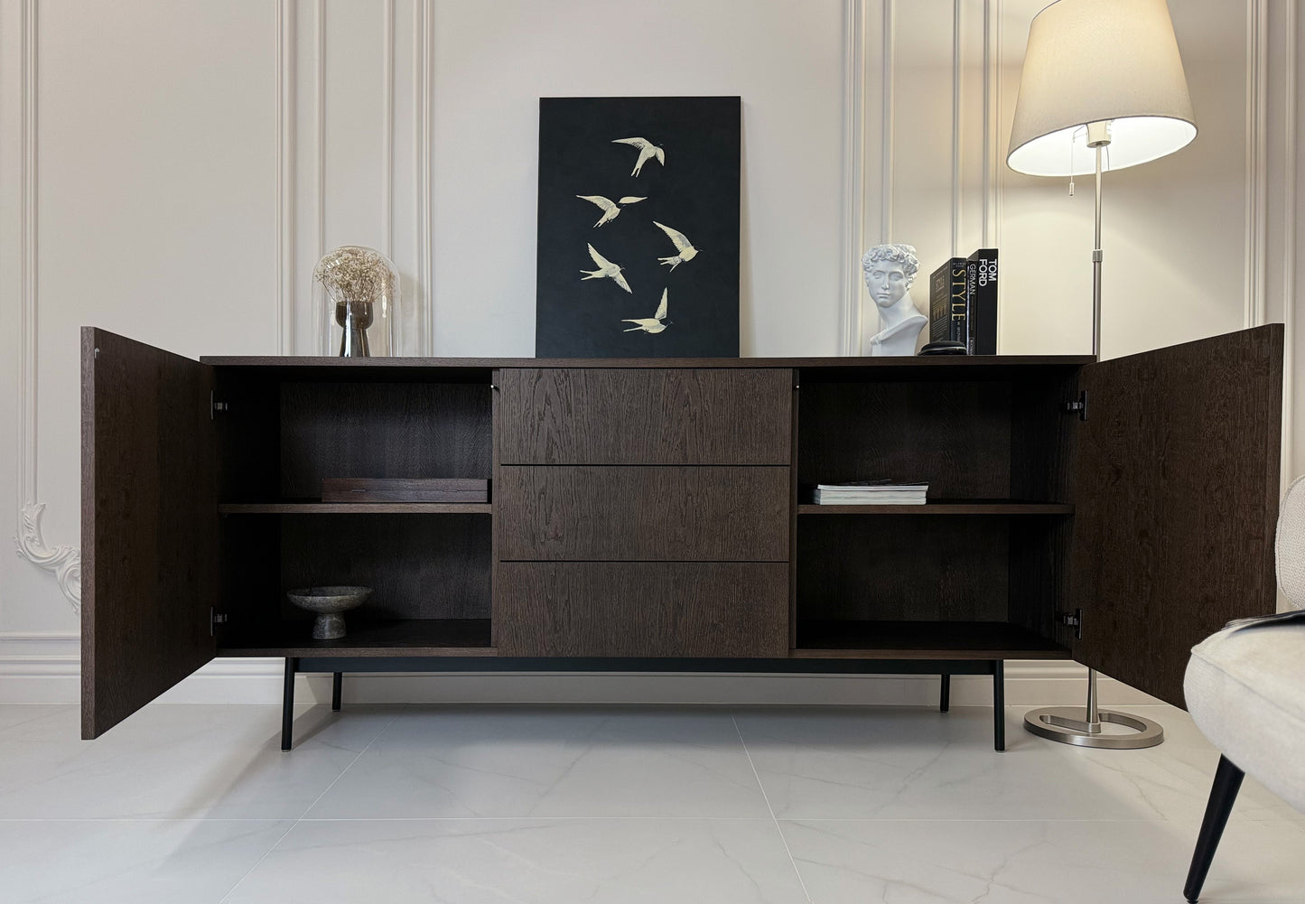 Elite Credenza - Sideboard Wood Veneer & BIO
