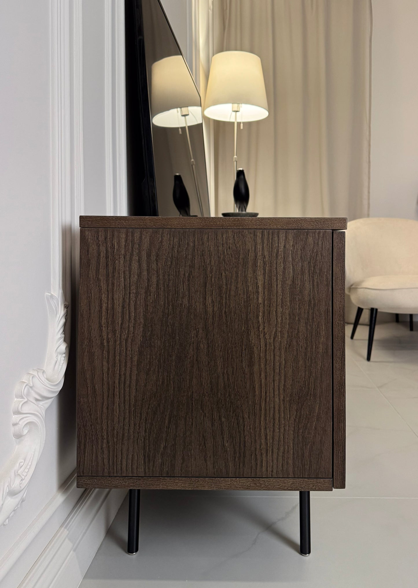 Elite Mueble TV - Aparador  Izquierda Madera con Chapa y BIO
