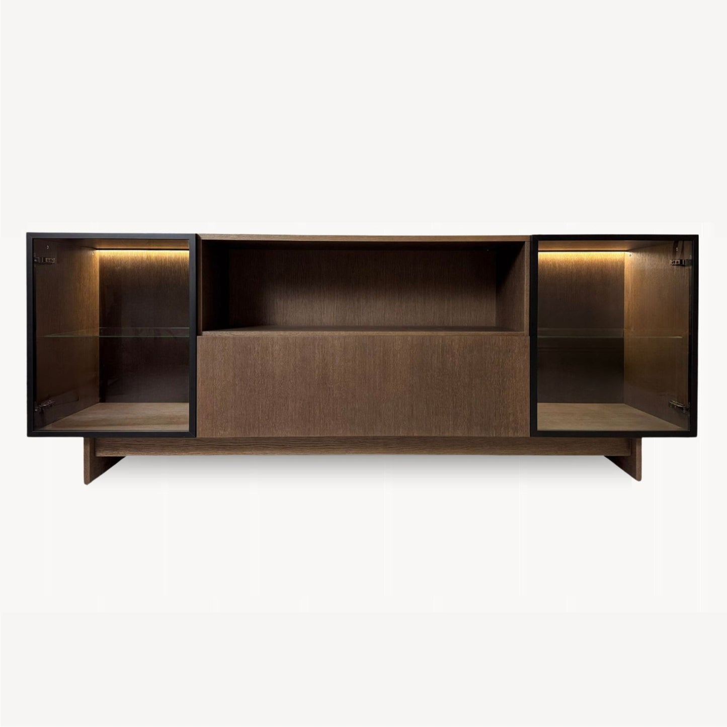 Verto Credenza - Cassettiera 2DZ-1S impiallacciata in legno e BIO