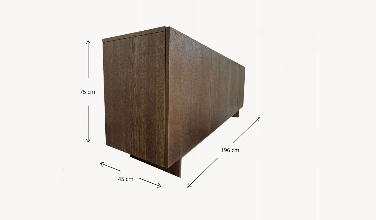 Verto Credenza - Buffet 4DP Placage Bois & BIO