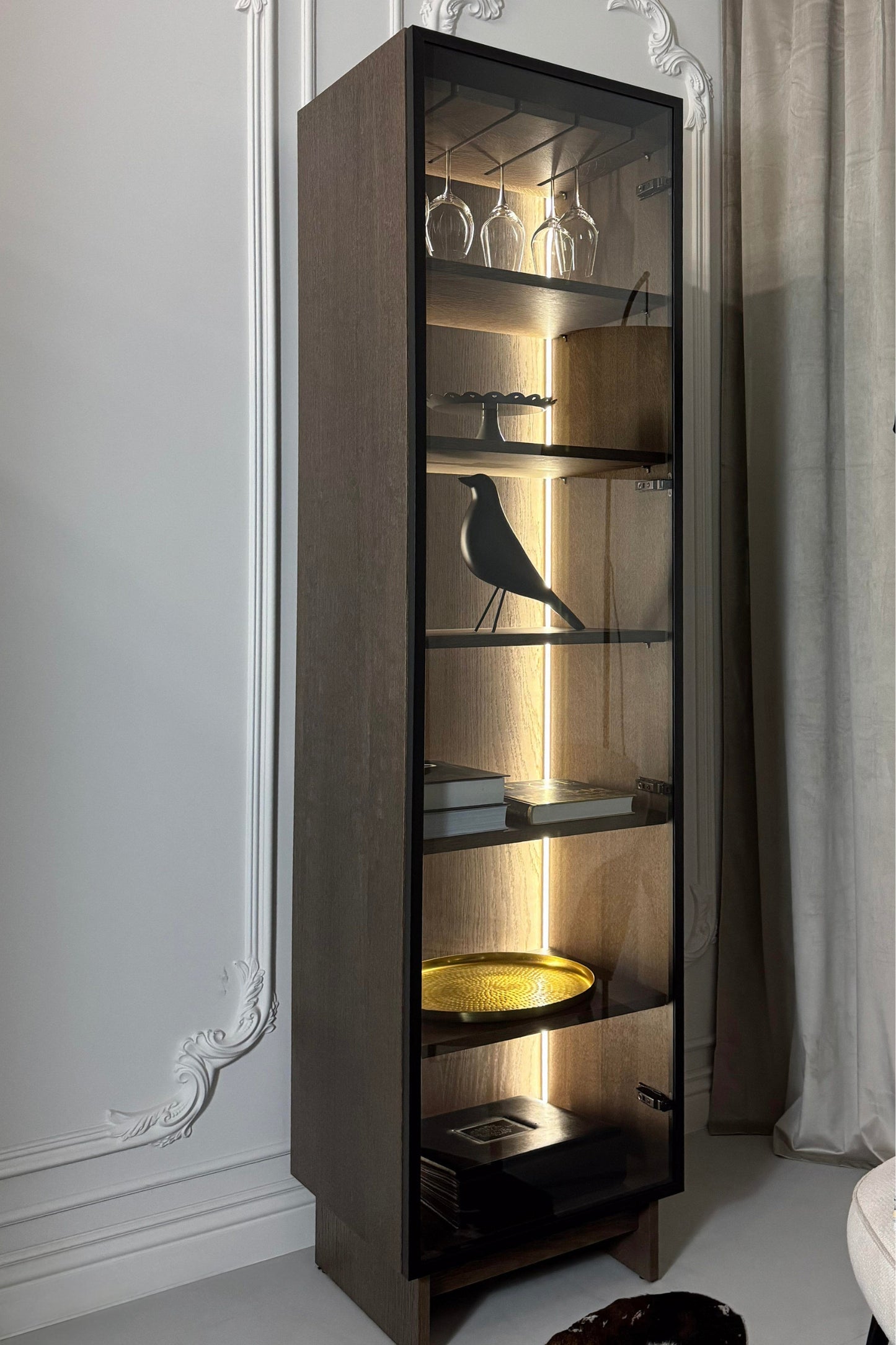 Verto Regale und Vitrine 1DZ Holzfurnier & BIO