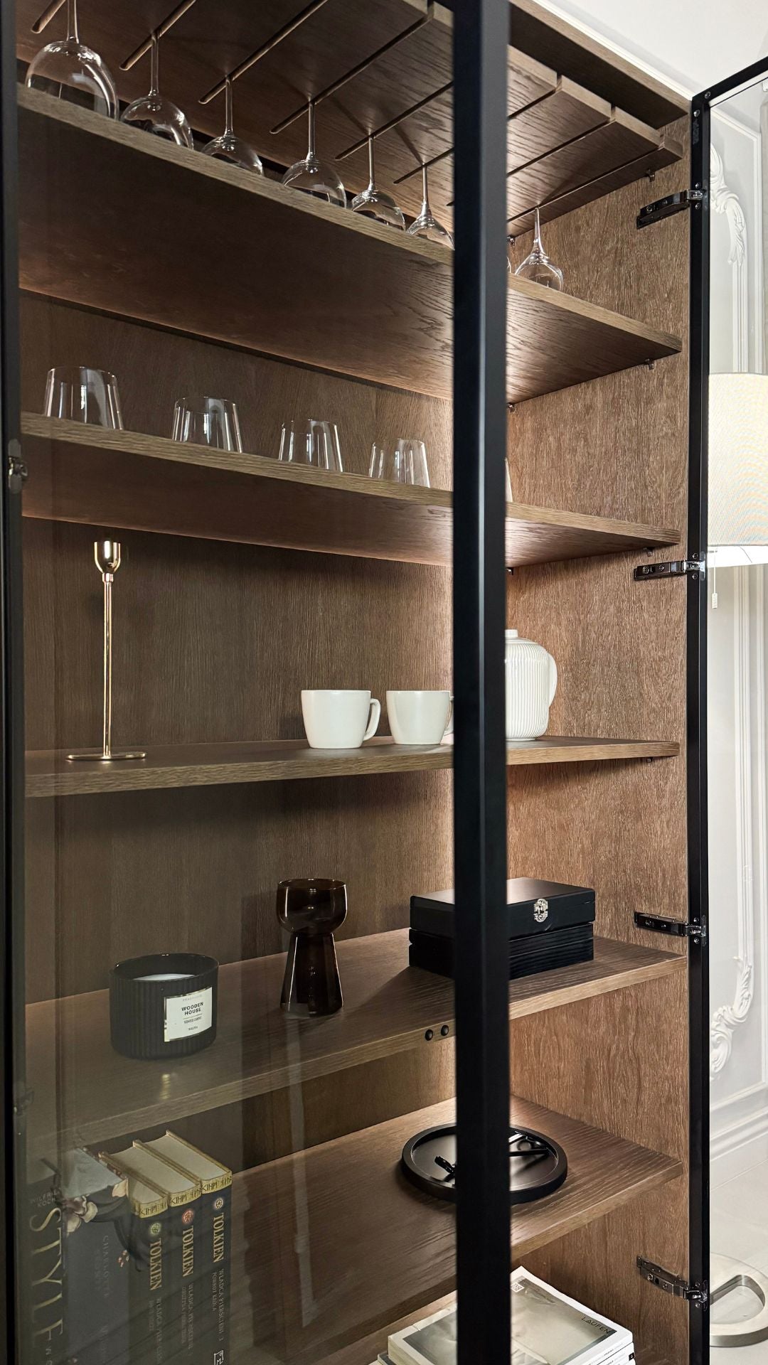 Verto Vitrine e Librerie 2DZ Impiallacciata in Legno e BIO